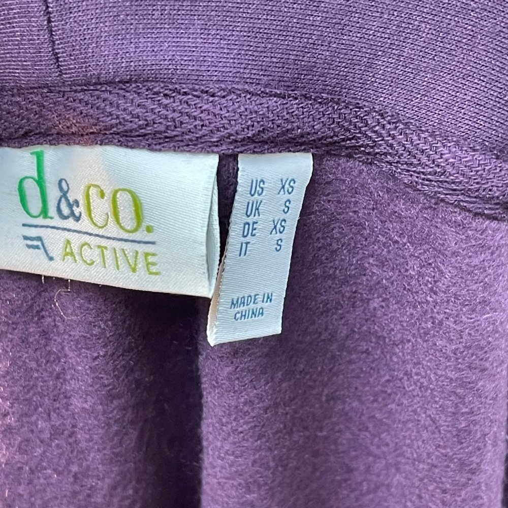 DENIM & Co. Active Brushed Back Jersey Open Front‎ Cardigan - Picture 5 of 6